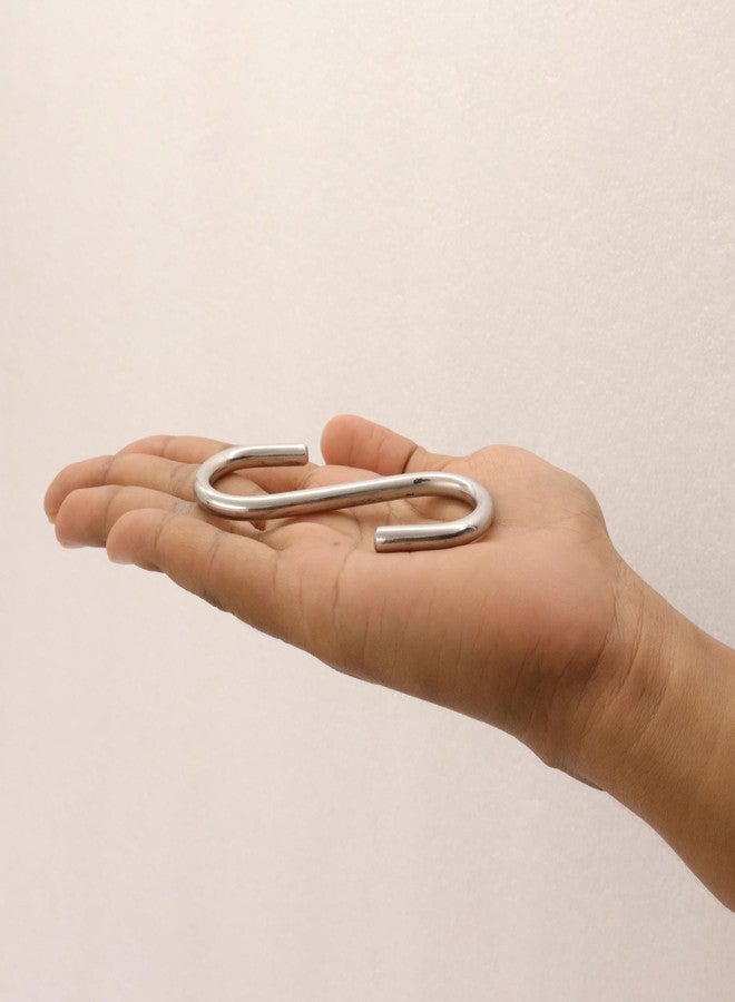 Spillbox منظم متعدد الأغراض من الفولاذ المقاوم للصدأ من نوع S من Spillbox | منظم للخزانة | علاقات ملابس | خطاف تعليق للمطبخ | خطاف لتعليق الملابس | خطاف للحمام - خطاف S (عبوة من قطعتين) - Image 4